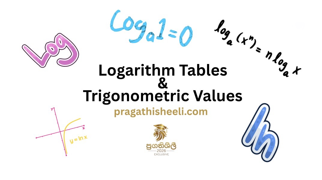 Logarithm Tables and Trigonometric Values Book